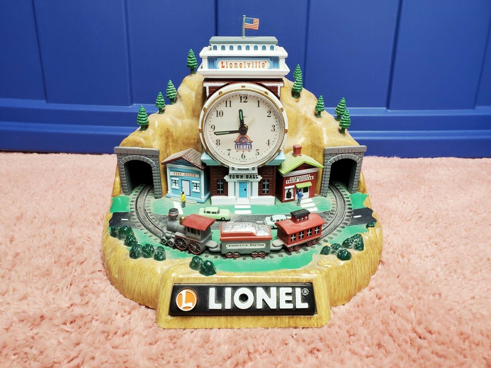 Lionel Trains Clock 100th Anniversary Animated Talking Lionel Train Clock