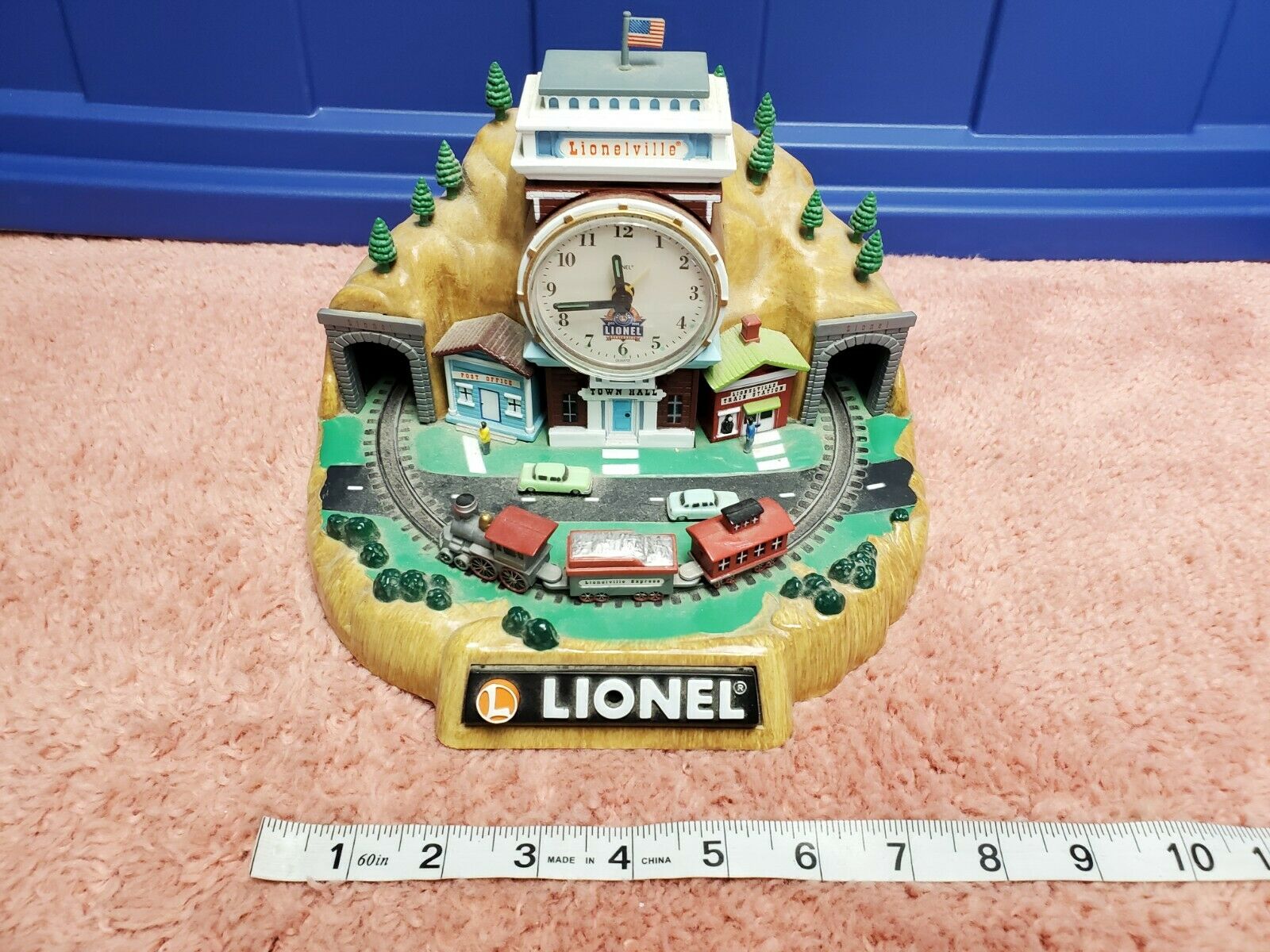 Lionel Trains Clock 100th Anniversary Animated Talking Lionel Train Clock