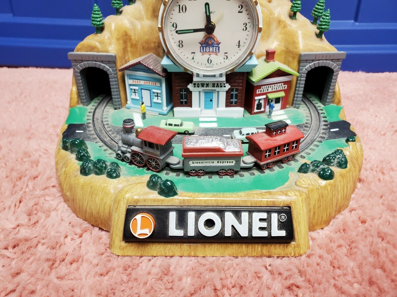 Lionel Trains Clock 100th Anniversary Animated Talking Lionel Train Clock